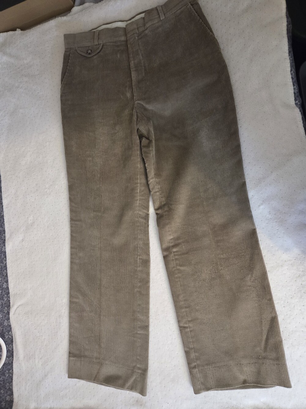 Vintage Thompson beige corduroy PANTS size 30